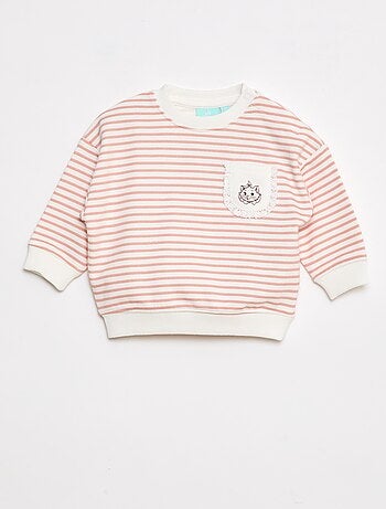 Sweatshirt 'Disney' com abertura com molas de pressão no ombro