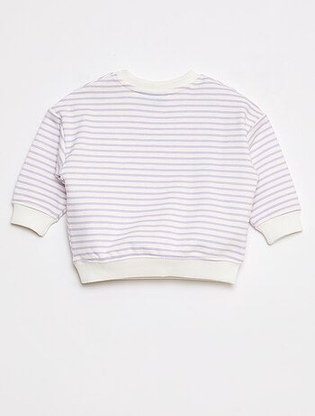 Sweatshirt 'Disney' com abertura com molas de pressão no ombro