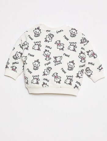 Sweatshirt 'Disney' com abertura com molas de pressão no ombro