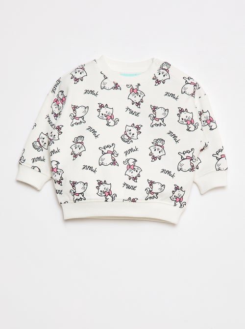 Sweatshirt 'Disney' com abertura com molas de pressão no ombro - Kiabi