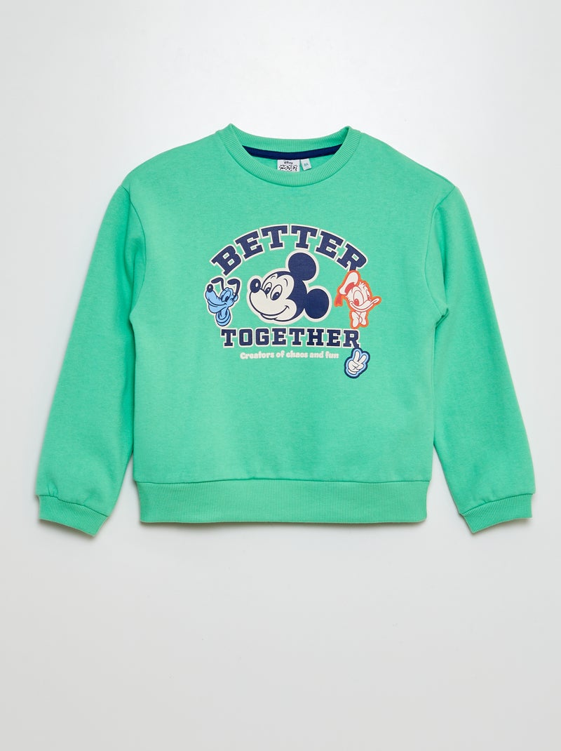 Sweatshirt 'Disney' com estampado VERDE - Kiabi