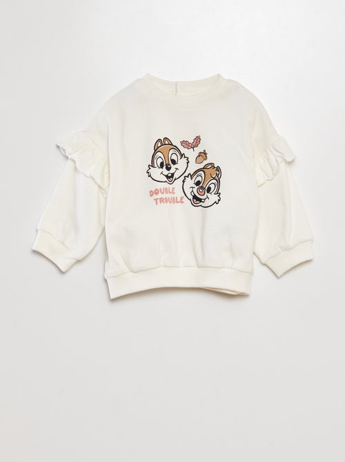 Sweatshirt 'Disney' com folhos - Kiabi