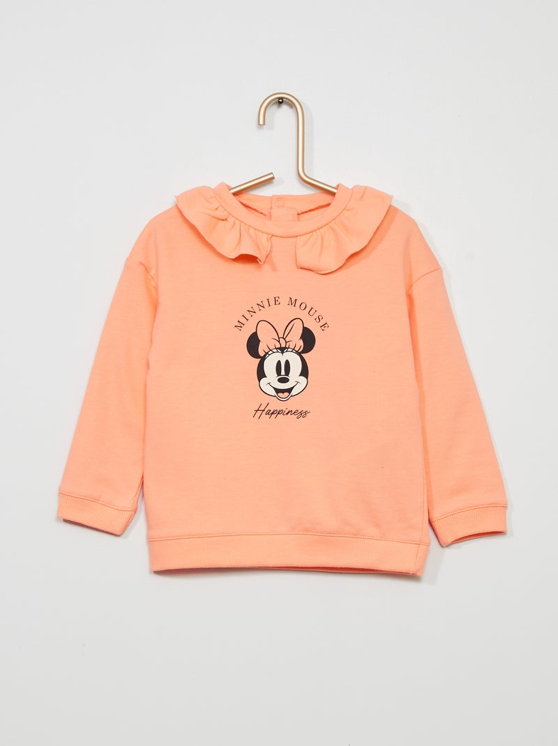 Sweatshirt 'Disney' com gola claudine LARANJA - Kiabi