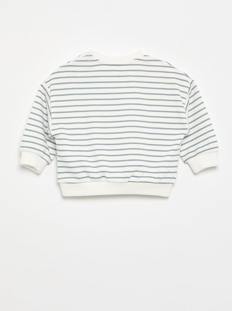 Sweatshirt 'Disney' em moletão não cardado Branco - Kiabi