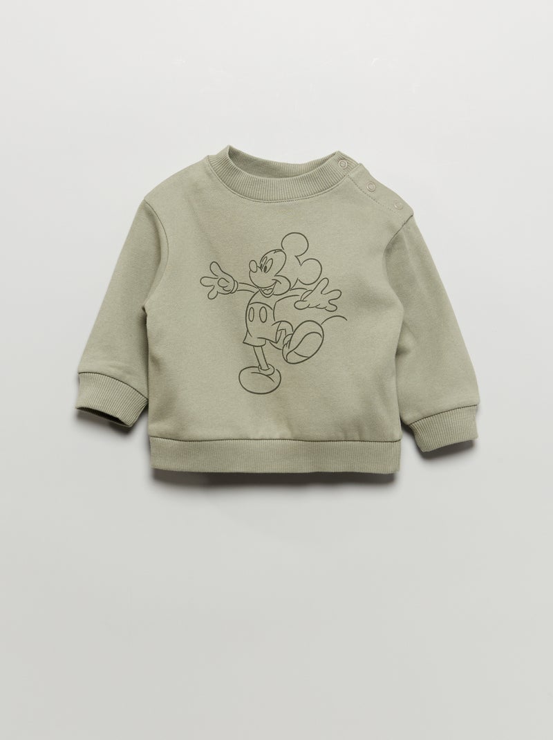 Sweatshirt 'Disney' em moletão VERDE - Kiabi