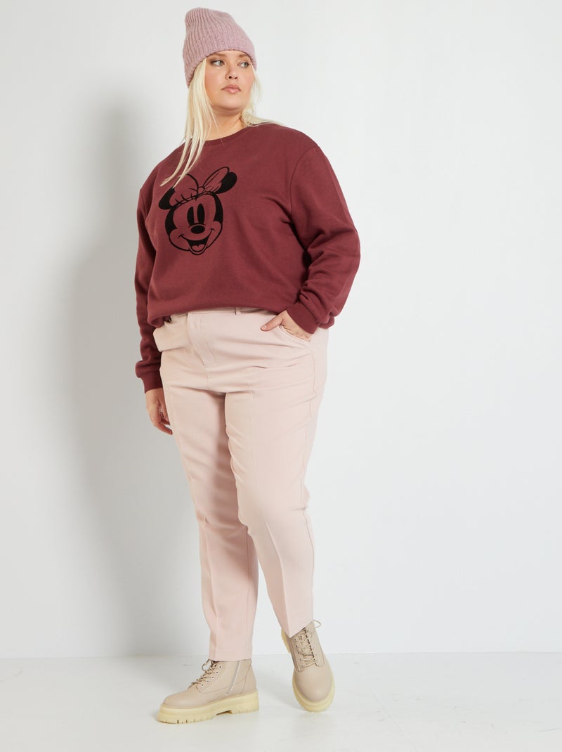 Sweatshirt 'Disney' em moletão VERMELHO - Kiabi