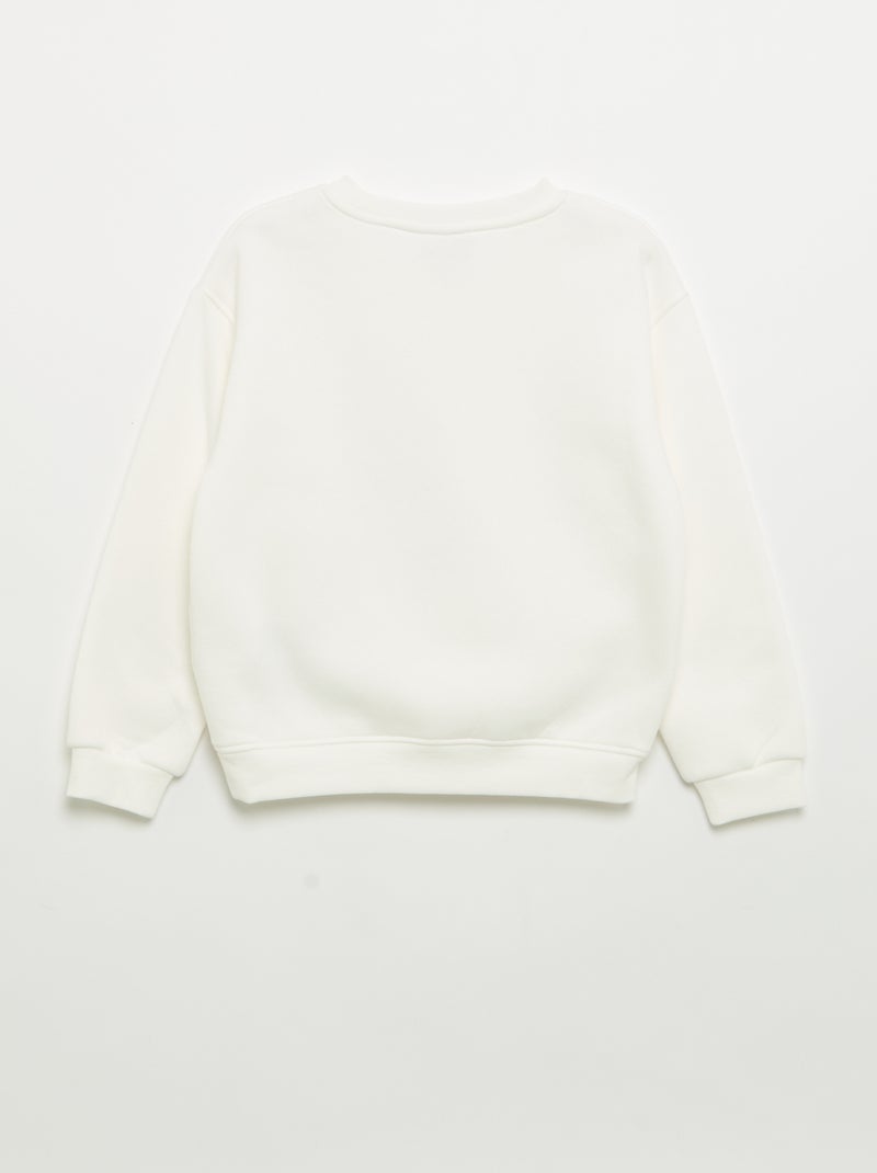 Sweatshirt 'Disney' 'Frozen' Branco - Kiabi