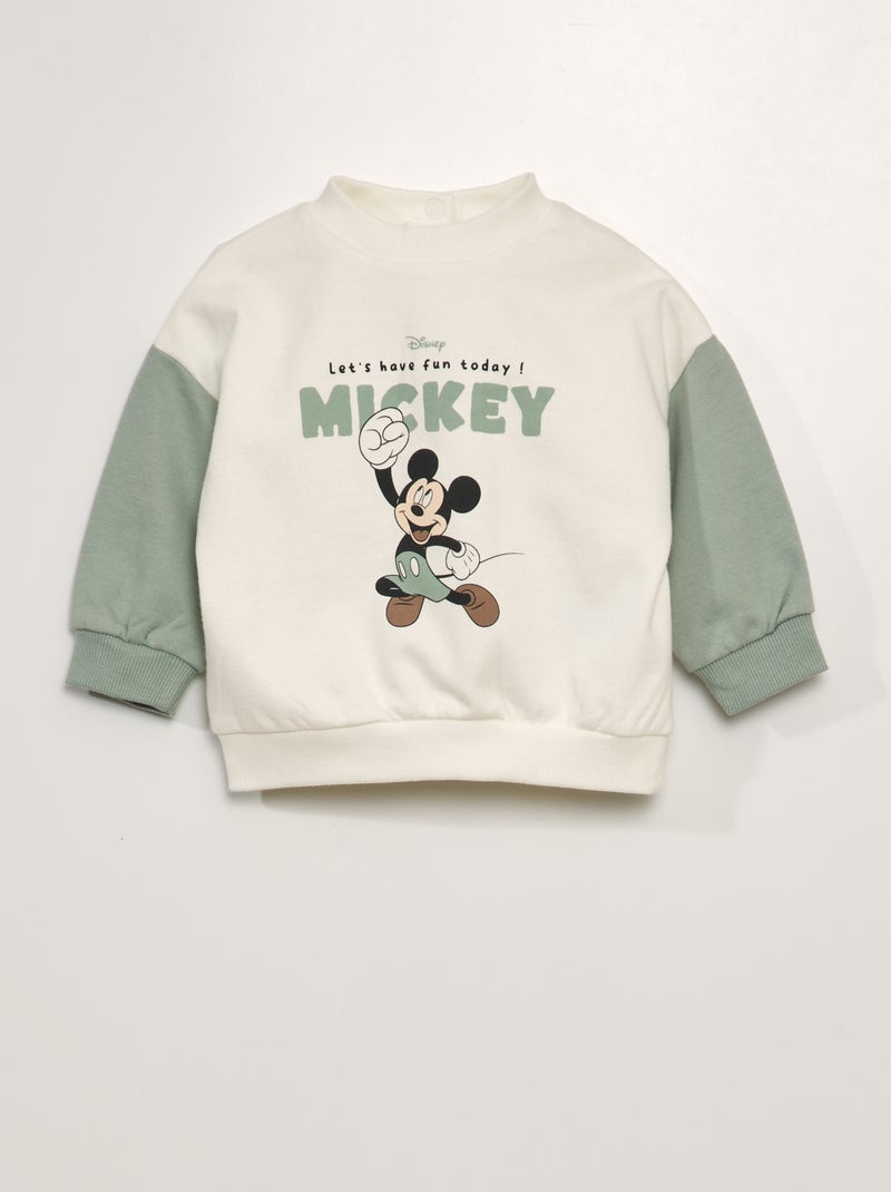 Sweatshirt 'Disney' gola redonda VERDE - Kiabi