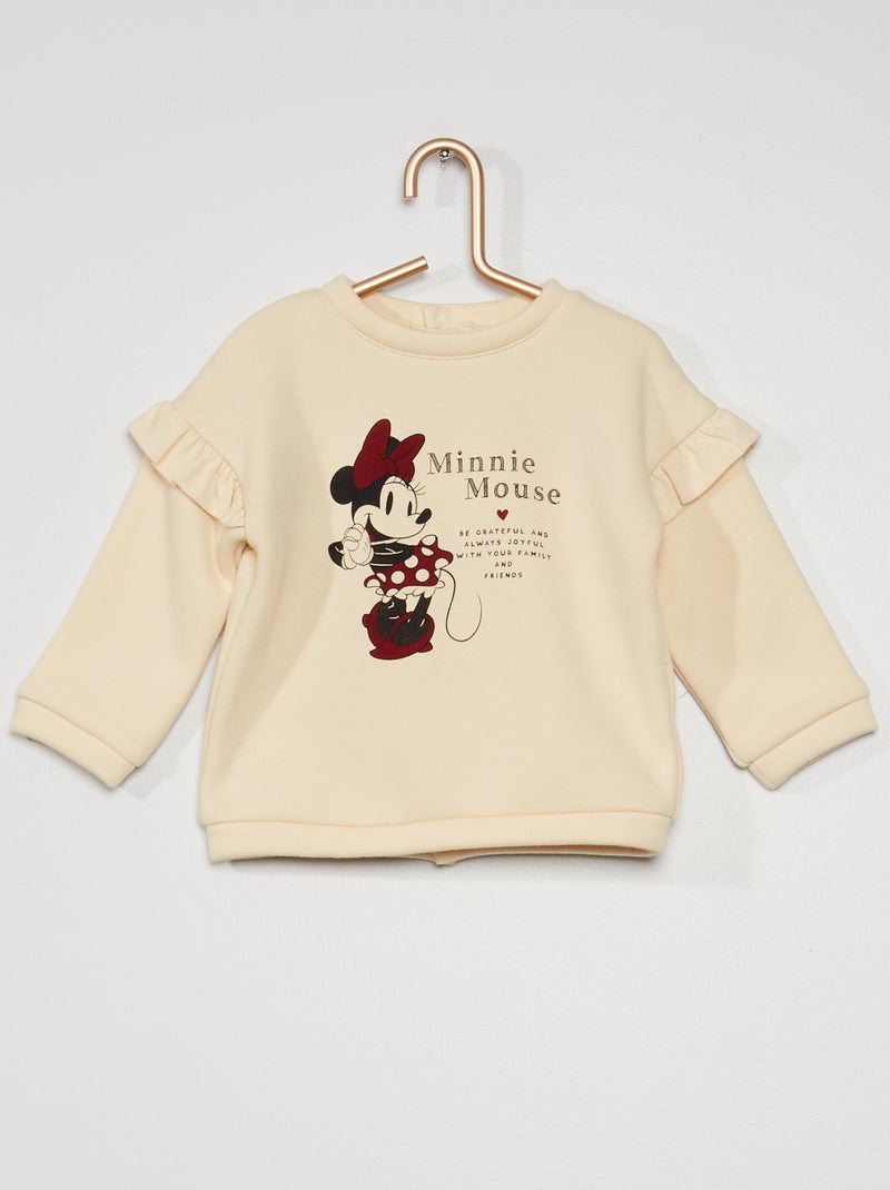 Sweatshirt 'Disney' 'Minnie' BRANCO - Kiabi