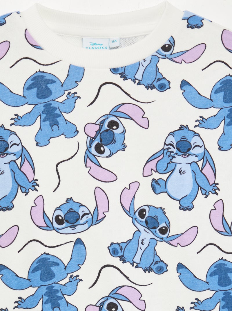 Sweatshirt 'Disney' 'Stitch' BRANCO - Kiabi