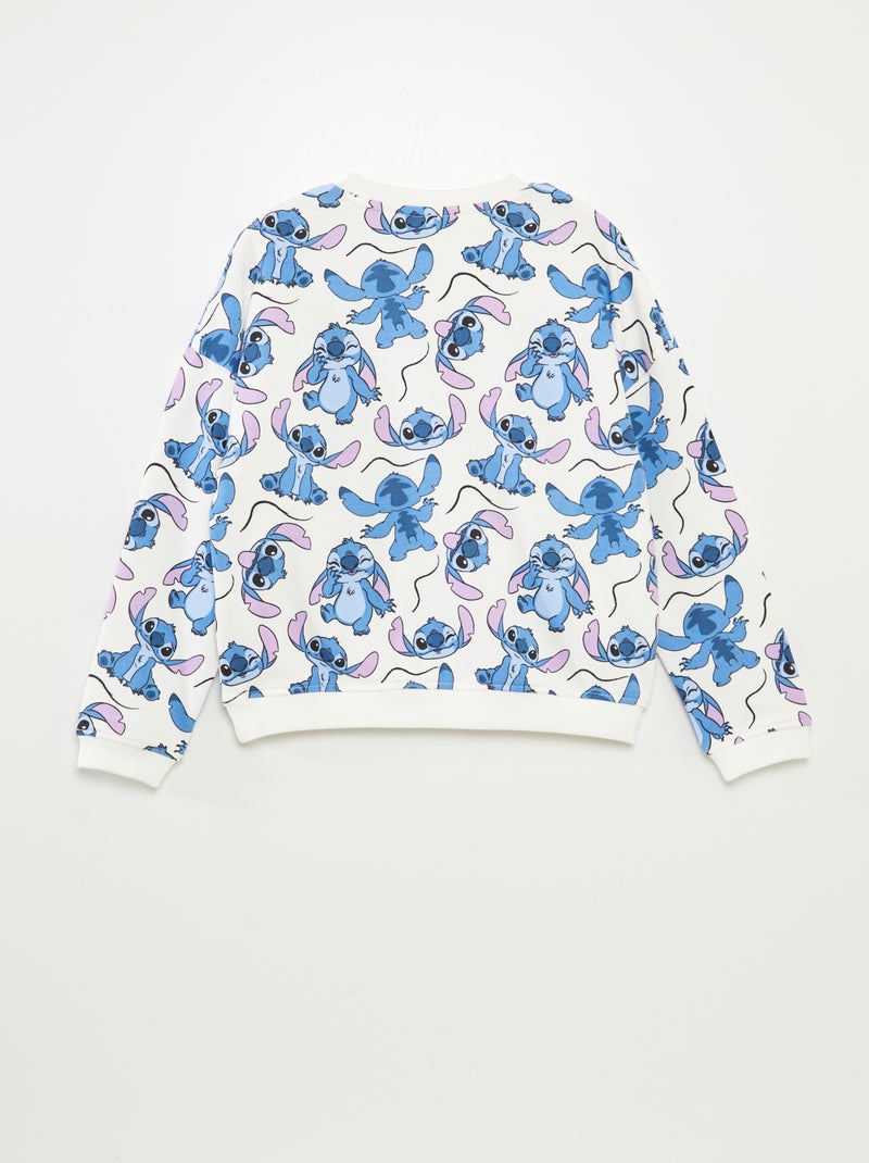 Sweatshirt 'Disney' 'Stitch' BRANCO - Kiabi