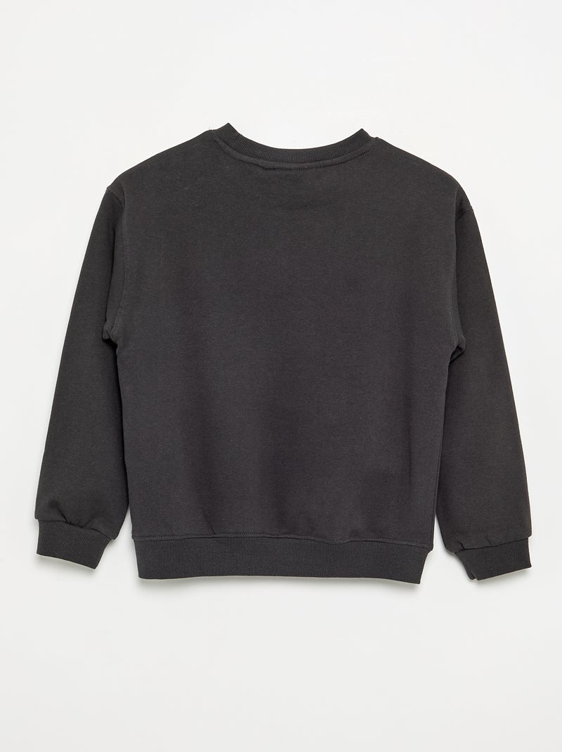Sweatshirt 'Disney' 'Stitch' de manga comprida Preto - Kiabi
