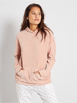 Sweatshirt em bombazina - Kiabi