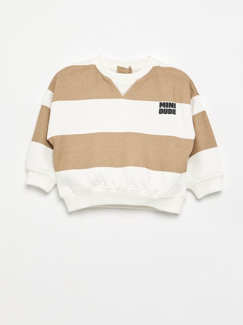 Sweatshirt em French Terry - Kiabi