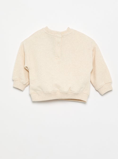 Sweatshirt em French Terry - Kiabi