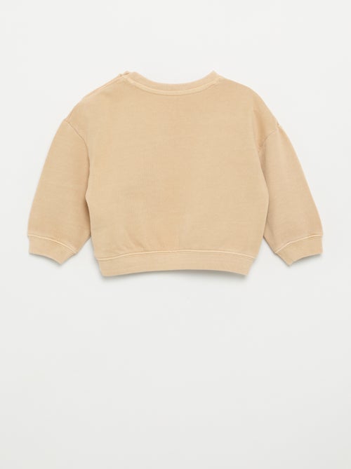 Sweatshirt em French Terry - Kiabi