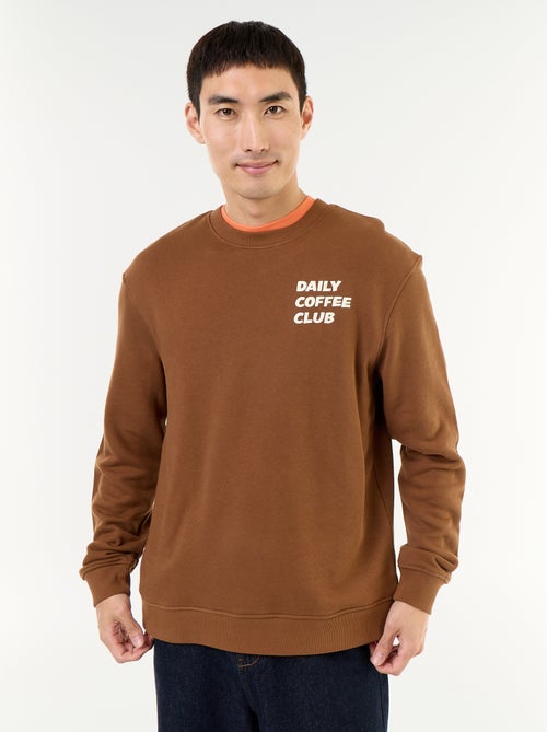 Sweatshirt em French Terry - Kiabi Sweatshirt em French Terry - Kiabi