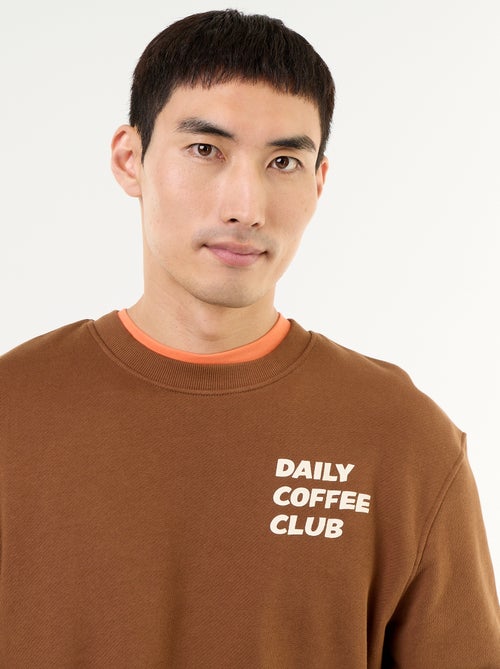 Sweatshirt em French Terry - Kiabi Sweatshirt em French Terry - Kiabi