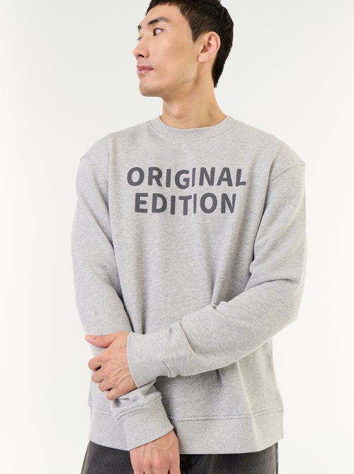 Sweatshirt em French Terry - Kiabi
