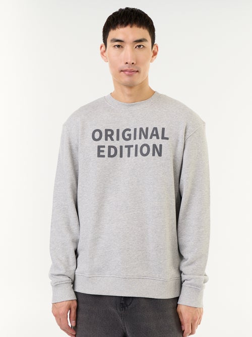 Sweatshirt em French Terry - Kiabi