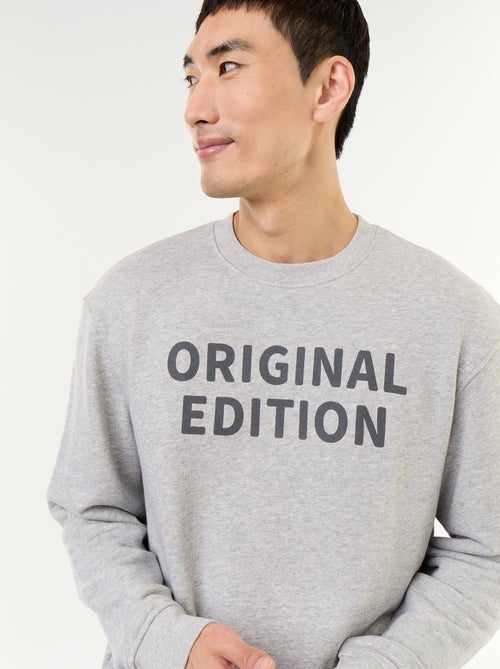 Sweatshirt em French Terry - Kiabi