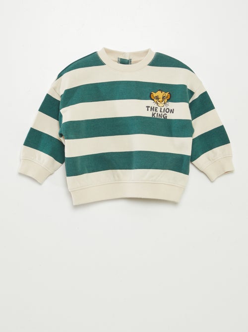 Sweatshirt em French Terry 'Disney' - Kiabi