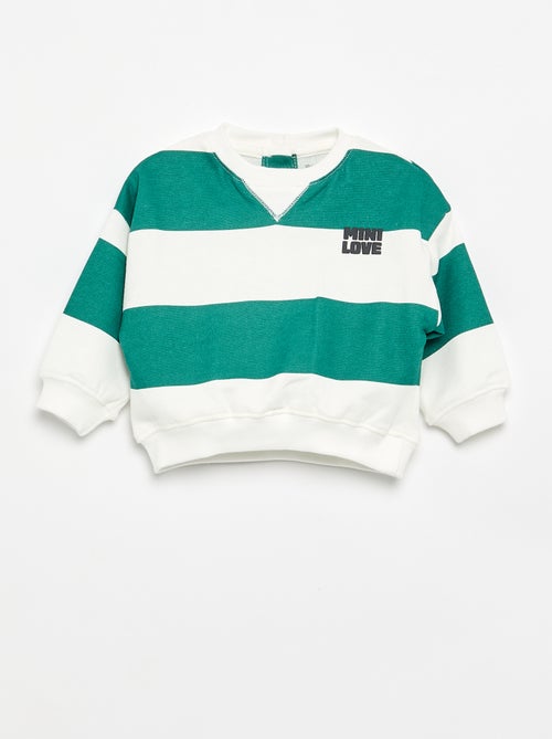 Sweatshirt em French Terry - Kiabi