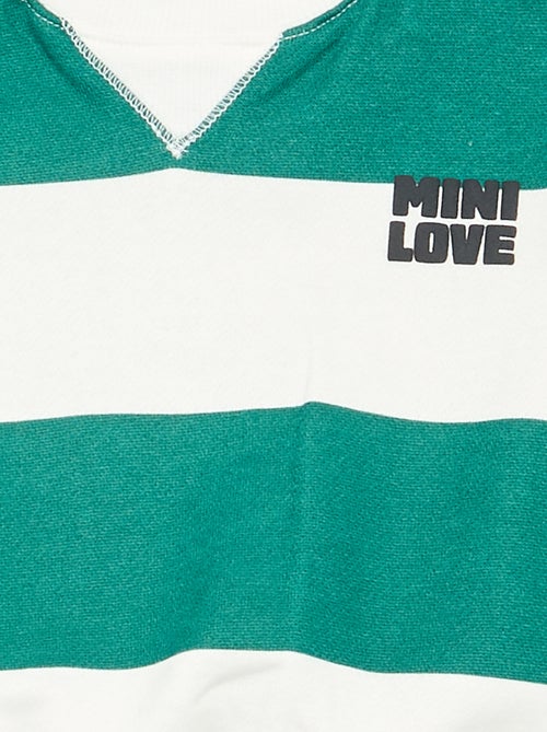Sweatshirt em French Terry - Kiabi