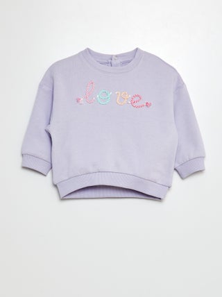 Sweatshirt em French Terry