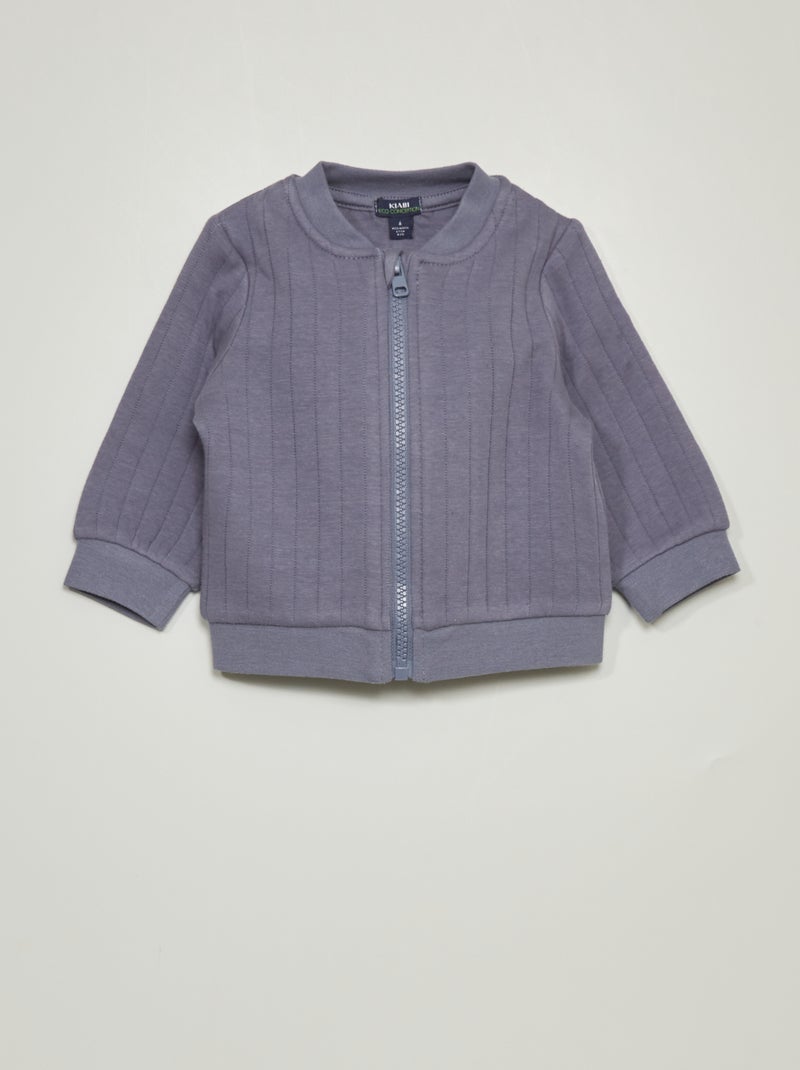 Sweatshirt em jersey AZUL - Kiabi