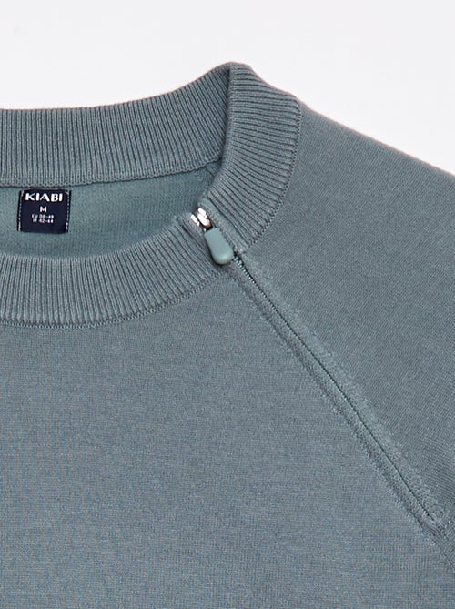 Sweatshirt em malha - Fácil de Vestir - Kiabi