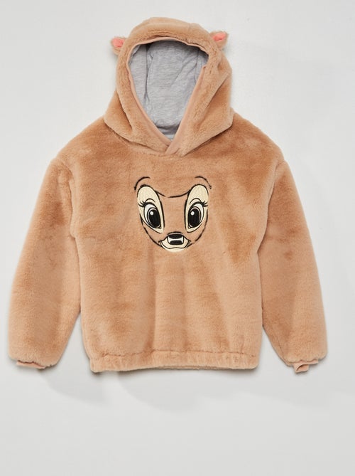 Sweatshirt em malha de peluche 'Bambi' - Kiabi