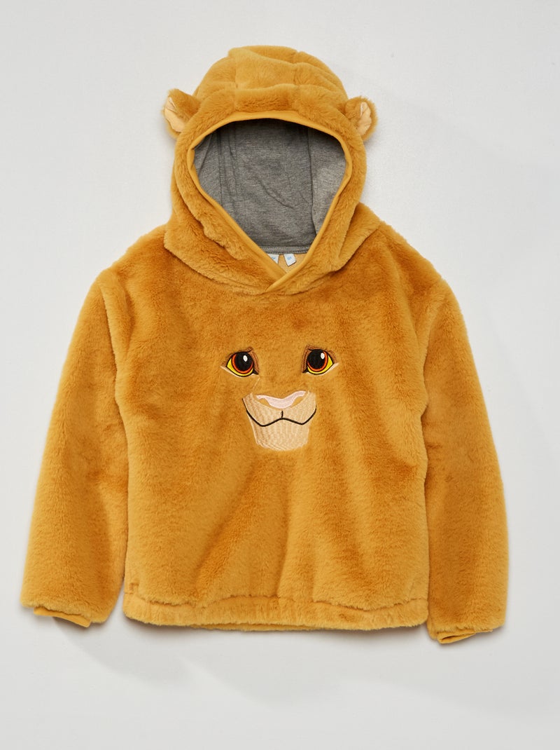Sweatshirt em malha de peluche 'O Rei Leão' AMARELO - Kiabi