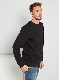 Sweatshirt em malha nervurada de conceção ecológica +1,90 m - Kiabi