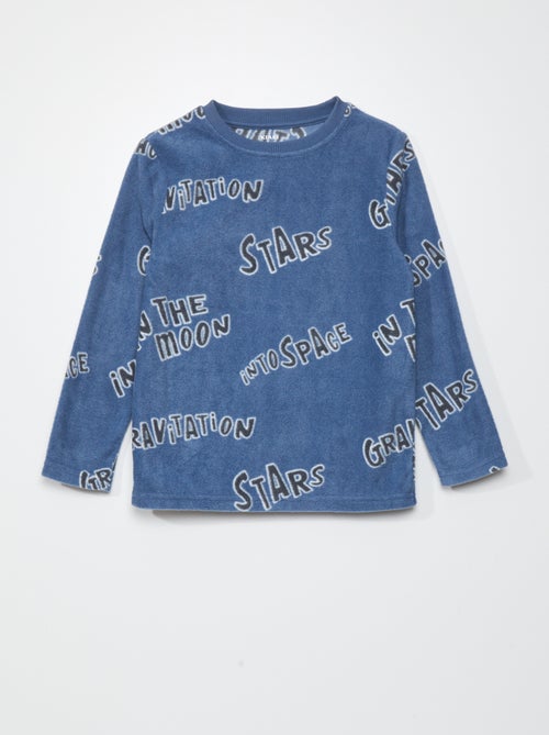 Sweatshirt em malha polar - Kiabi