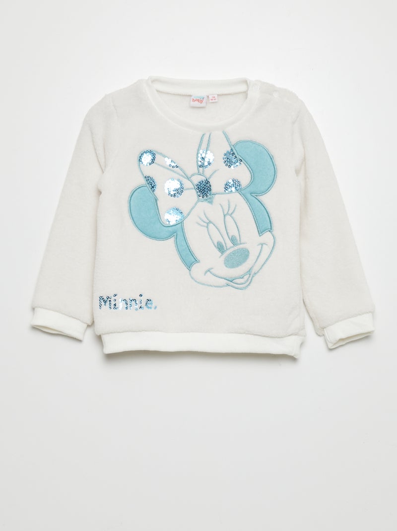 Sweatshirt em malha polar 'Disney' BEGE - Kiabi