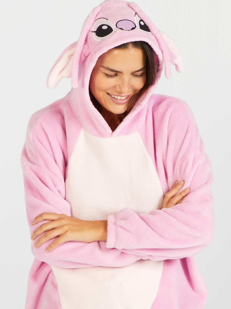 Sweatshirt em malha polar 'Stitch' 'Disney' ROSA - Kiabi
