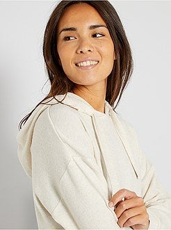 Sweatshirt em malha suave - Kiabi