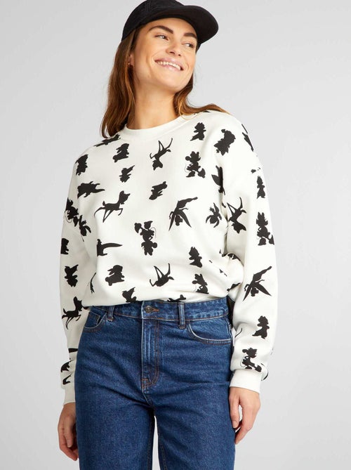 Sweatshirt em moletão  - 100 anos da 'Disney' - Kiabi