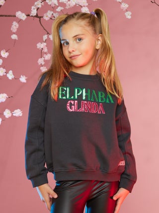 Sweatshirt em moletão - Wicked