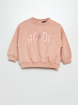 Sweatshirt em moletão 'AC/DC'