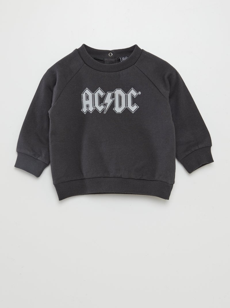 Sweatshirt em moletão 'AC/DC' VERMELHO - Kiabi