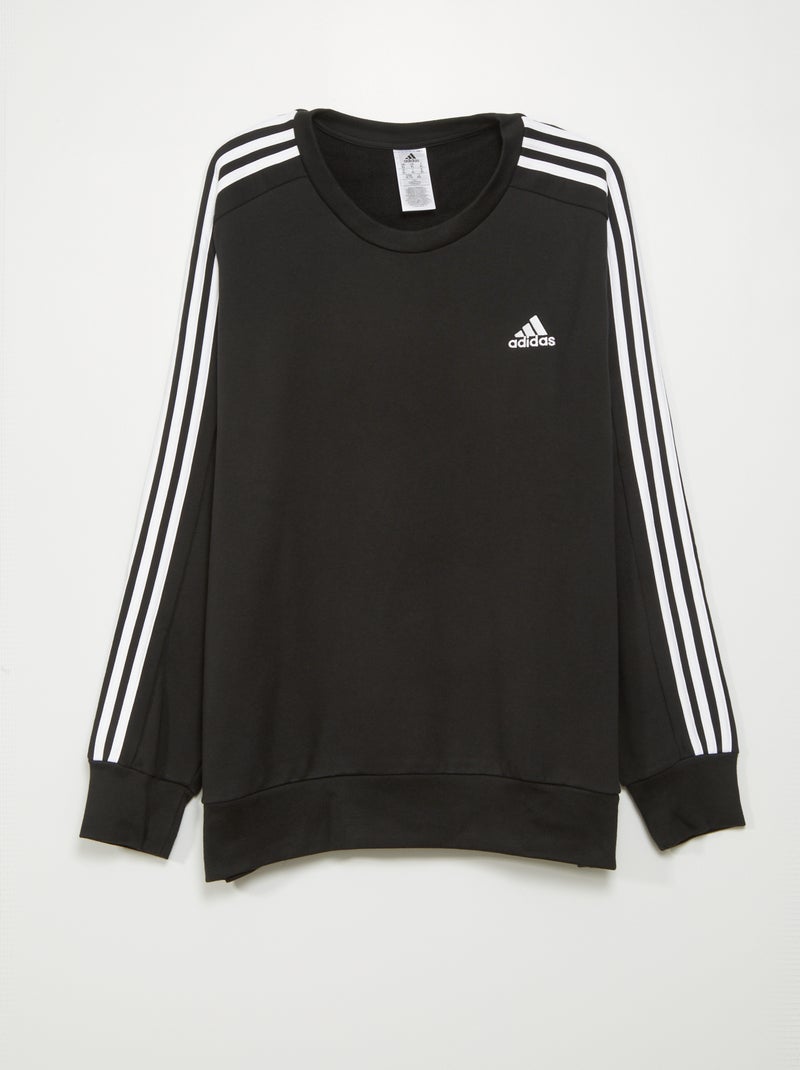 Sweatshirt em moletão 'adidas' PRETO - Kiabi