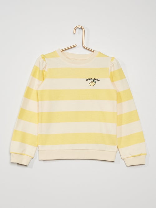 Sweatshirt em moletão - Kiabi