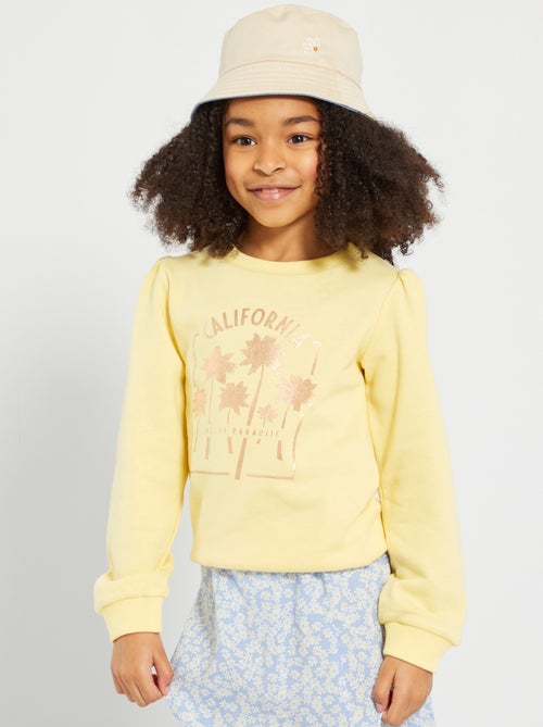 Sweatshirt em moletão - Kiabi
