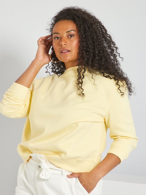 Sweatshirt em moletão - Kiabi
