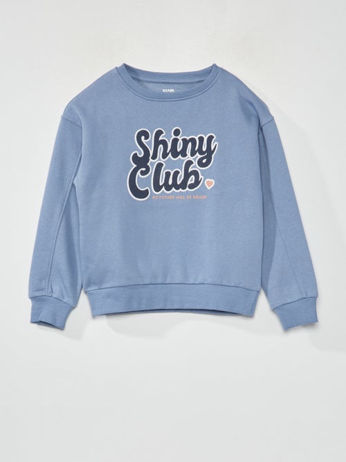 Sweatshirt em moletão - Kiabi
