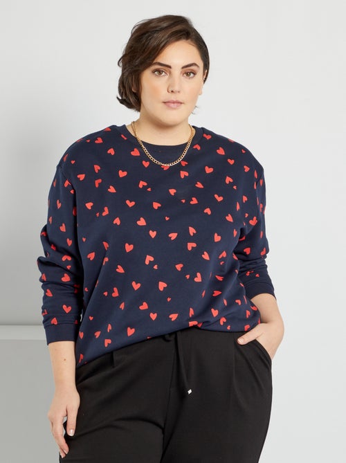 Sweatshirt em moletão - Kiabi