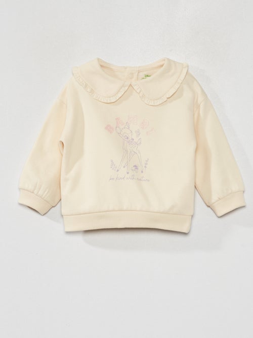 Sweatshirt em moletão 'Bambi' - Kiabi