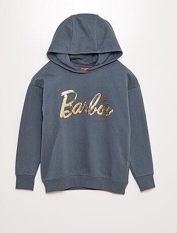 Sweatshirt em moletão 'Barbie' com capuz